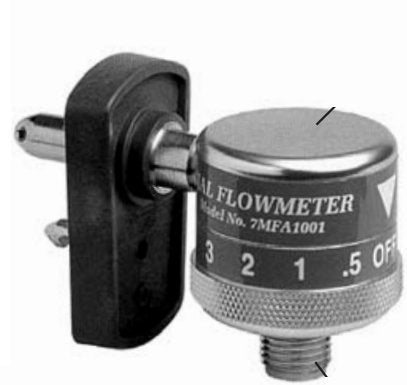 Precision Medical - Dial Flowmeter Off, .5, 1, 2, 3, 4, 5, 6, 8, 10, 15 and Flush Increment - 7MFA1006