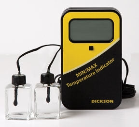 Dickson - Digital Vaccine Thermometer with Alarm Fahrenheit / Celsius -58° to +158°F (-50° to +70°C) 2 Glycol Bottle Probes Desk / Wall / Door Mount Battery Operated - 15174130