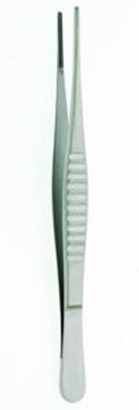 HerMann Medizintechnik - Tissue Forceps DeBakey 6-1/4 Inch Length Surgical Grade Stainless Steel NonSterile NonLocking Thumb Handle Straight 2.7 X 2.7 mm Atraumatic Tips - H111-30416