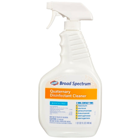 Saalfeld Redistribution Clorox Broad Spectrum Surface Disinfectant Cleaner Quaternary Based Liquid 32 oz. Bottle Mild Solvent Scent - 30649