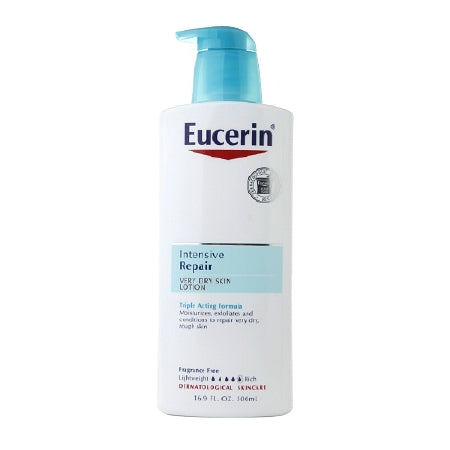 BSN Jobst Eucerin Intensive Repair Hand and Body Moisturizer 16.9 oz. Pump Bottle Unscented Lotion - 72140110161
