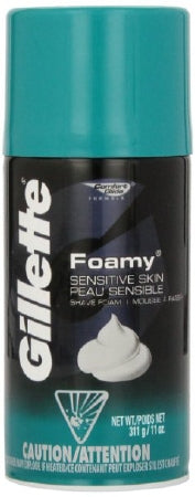 The Palm Tree Group Gillette Foamy Shaving Cream 11 oz. Aerosol Can - 4740024040