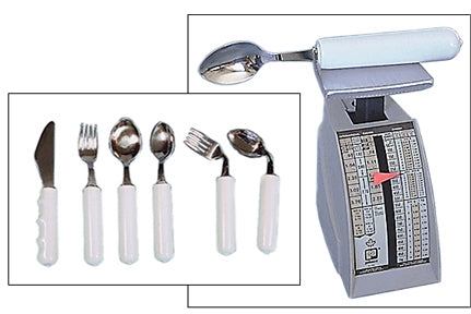 Fabrication Enterprises Comfort Grip Knife Weighted White - 61-0030