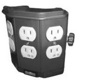 Mercury Medical PowerMATE IsoMATE Outlet 120 V 12 Amps Hospital Grade 15 Foot - 1020025