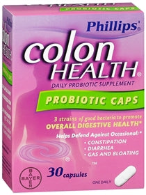 Bayer Phillips' Colon Health Probiotic Dietary Supplement 30 per Box Capsule - 31284353430