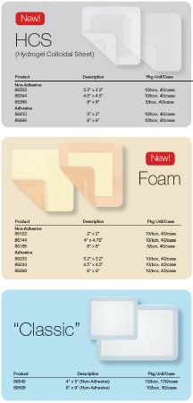 Derma Sciences Xtrasorb Super Absorbent Dressing Super Absorbent Polymer 4 X 5 Inch Sterile - 89545