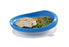 FabLife - Scoop Plate with Suction Cup Base Blue Reusable Plastic 6-1/4 Inch Diameter - 62-0160