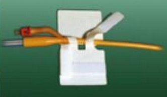 M.C. Johnson Cath-Secure Dual Tab Catheter Holder 3 Inch Wrap Tabs x 3 Inch Wide Base - 5445-4