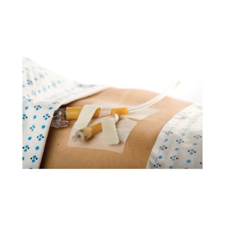 Cath-Secure Dual Tab - Catheter Holder 3 Inch Wrap Tabs x 3 Inch Wide Base - 5445-4