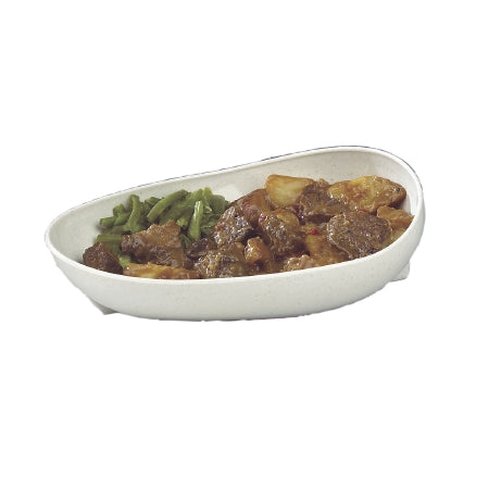 FabLife - Non-Skid Scoop Dish Sandstone Reusable Plastic 7-1/4 Inch Diameter - 62-0140