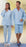 Fashion Seal Uniforms Pajama Shorts Medium Light Blue Unisex - 7837-
