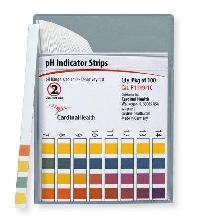 Cardinal Health - pH Test Strip 0 to 14.0 - P1119-1C