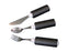 Comfort Grip - Soup Spoon Built Up Handle Black Stainless Steel - 61-0063