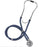 Mabis Healthcare Mabis Legacy Sprague Stethoscope Blue 2-Tube 22 Inch Tube Double Sided Chestpiece - 10-414-010