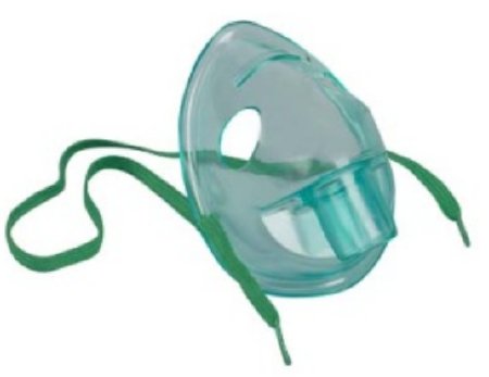 Mabis Healthcare Mabis Aerosol Face Mask Elongated Style Child User One Size Fits Most Adjustable Elastic Head Strap - 40-062-005