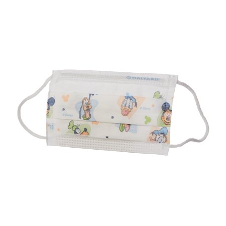 O&M Halyard Inc Procedure Mask Pleated Earloops Pediatric Kid Design (Disney) - 32856