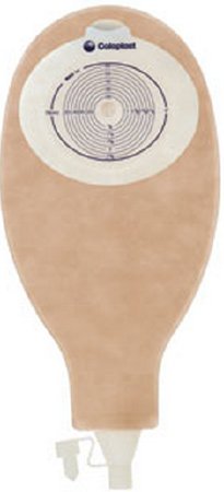 Coloplast SenSura Ostomy Pouch One-Piece System 12-1/2 Inch Length 3/8 to 3 Inch Stoma Drainable Flat, Trim to Fit - 19004