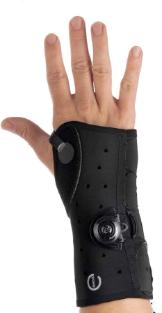 Exos - Wrist Brace with Boa Thermoformable Polymer / Nylon Right Hand Black Small - 221-42-1111