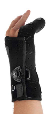Exos - Boxer Fracture Brace Thermoformable Polymer Left Hand Black X-Large - 325-71-1111