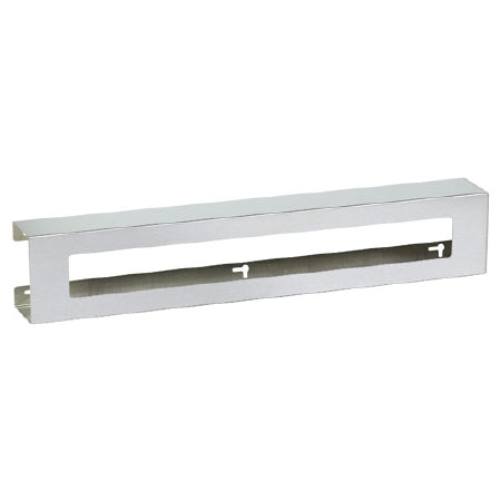 Slimline - Glove Box Holder Horizontal or Vertical Mounted 3-Box Capacity Silver 4 X 5-1/2 X 30 Inch Steel - GS-3033