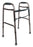 Mabis Healthcare DMI Dual Release Folding Walker Adjustable Height Aluminum Frame 250 lbs. Weight Capacity 32 to 38 Inch Height - 500-1044-0100