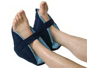 AliMed - Foot Pillow with Boot One Size Fits Most Navy Blue / Light Blue - 65938