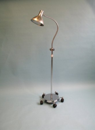 Brandt Industries Gooseneck Exam Light Floor Standing Incandescent Chrome - 43113CHR