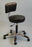 Brandt Industries Airbuoy Exam Stool Backrest Pneumatic Height Adjustment 5 Casters Blue - 17422BL