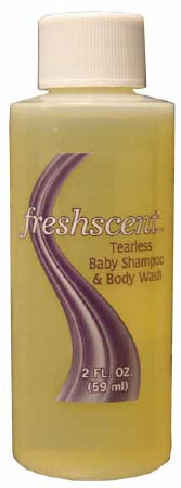 New World Imports Freshscent Tearless Shampoo and Body Wash 2 oz. Bottle Fruit Scent - TS2