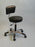 Brandt Industries Airbuoy Exam Stool Backrest Pneumatic Height Adjustment 5 Casters Black - 17422BLK
