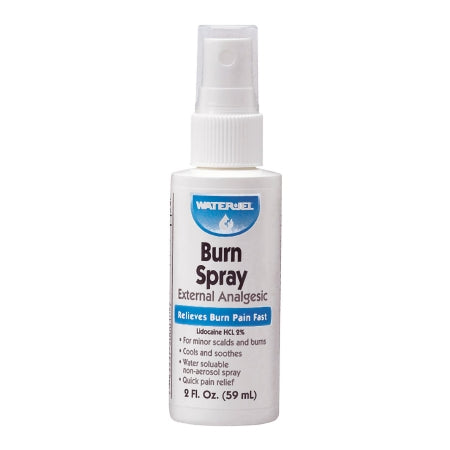 Water Jel Burn Spray - Burn Relief Topical Liquid 2 oz. Spray Bottle - BS2-24