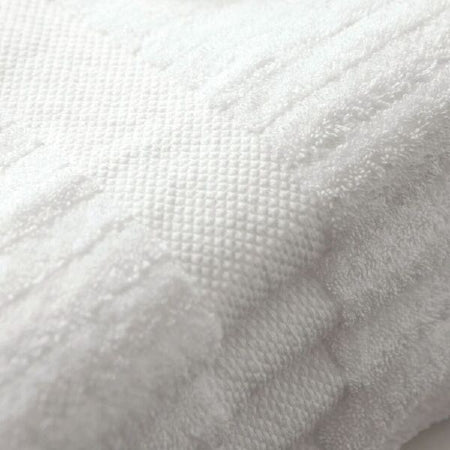 Luxury Stripe - Hand Towel 16 X 30 Inch White - 46813100