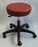 Econobuoy - Exam Stool Backless Pneumatic Height Adjustment 5 Casters Burgundy - 13421BURG