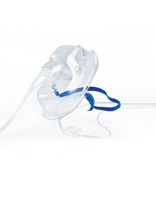 Flexicare - Oxygen Mask with ETCO2 Monitoring Elongated Style Pediatric Adjustable Head Strap - 032-12-143U