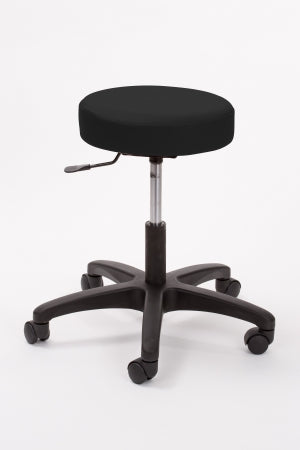 Brandt Industries Econobuoy Exam Stool Backless Pneumatic Height Adjustment 5 Casters Black - 13421BLK