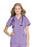 Landau Uniforms - Scrub Shirt Medium Navy Blue 2 Pockets Short Sleeve Female - 70224NAVYMED