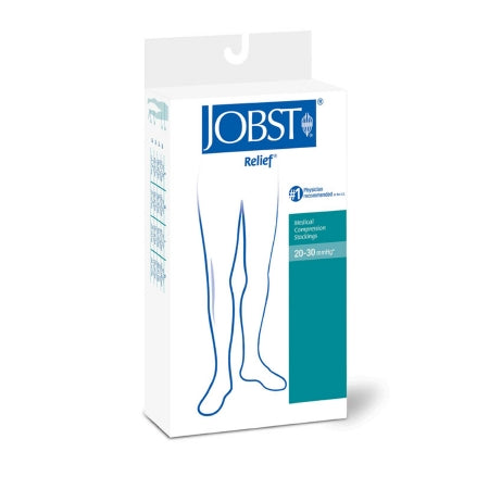JOBST Relief - Compression Stocking Thigh High Small Beige Open Toe - 114644