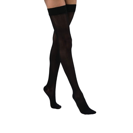 JOBST Ultrasheer - Compression Stocking Thigh High Large Classic Black Closed Toe - 117231