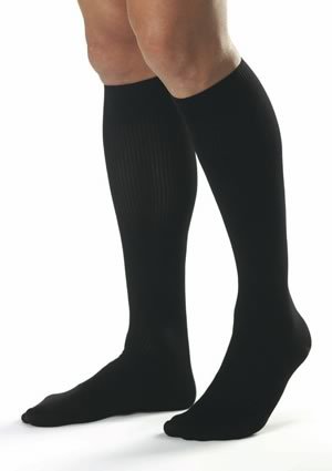 BSN Medical JOBST for Men Compression Socks Knee High Medium White - 110332