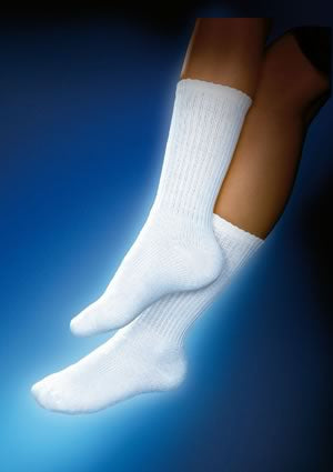 BSN Medical SensiFoot Compression Socks Sensifoot Crew Small Navy - 110846