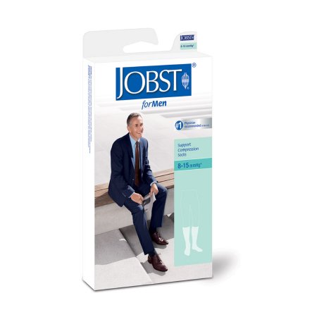 JOBST for Men Classic - Compression Socks Knee High X-Large White Closed Toe - 110334