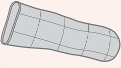 Ferris Manufacturing PolyMem Silver Foam Dressing with Silver 2 to 3-3/5 Inch Circumference Finger / Toe Sterile - 1403