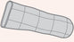 Ferris Manufacturing PolyMem Silver Foam Dressing with Silver 2 to 3-3/5 Inch Circumference Finger / Toe Sterile - 1403