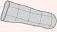 PolyMem Silver - Silver Foam Dressing 2-3/5 to 3 Inch Circumference Finger / Toe Sterile - 1403