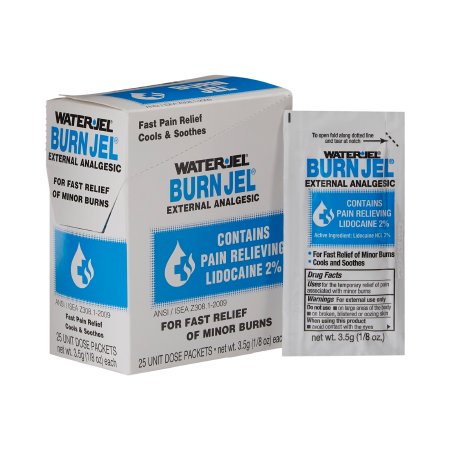Water Jel Burn Jel - Burn Relief Topical Gel 3.5 Gram Individual Packet - 600U-1.00.000