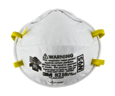 3M Particulate Respirator Mask N95 Cup Elastic Strap One Size Fits Most White - 8211