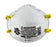 3M Particulate Respirator Mask N95 Cup Elastic Strap One Size Fits Most White - 8211