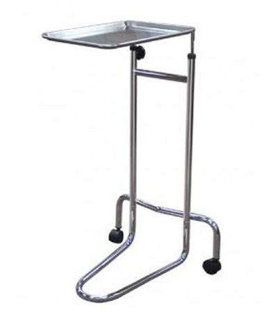 Drive Medical Mayo Instrument Stand Tray V-Shaped Base 34 - 54.5 Inch - 13045