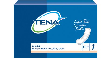 Essity HMS North America Inc TENA Heavy Bladder Control Pad 13 Inch Length Heavy Absorbency Dry-Fast Core One Size Fits Most Unisex Disposable - 41509