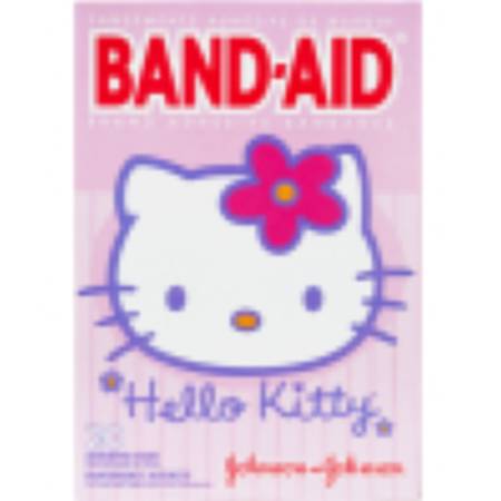 Band-Aid - Adhesive Strip Assorted Sizes Plastic Assorted Shapes Kid Design (Hello Kitty) Sterile - 10381370056161